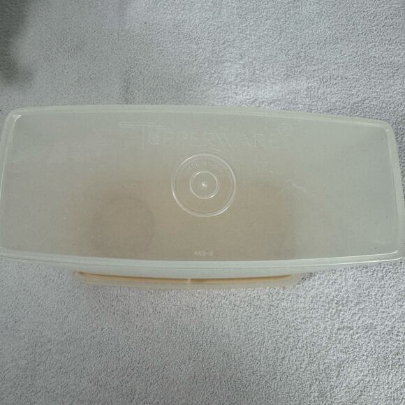 Tupperware Wheat Pour Top Lid Cereal Container Vintage 8" - Picture 4 of 9